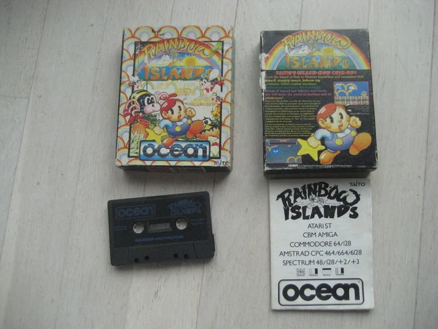 Jeu Amstrad CPC 464 Rainbow Islands Ocean - Bon état, Jeu D'action/aventure, France