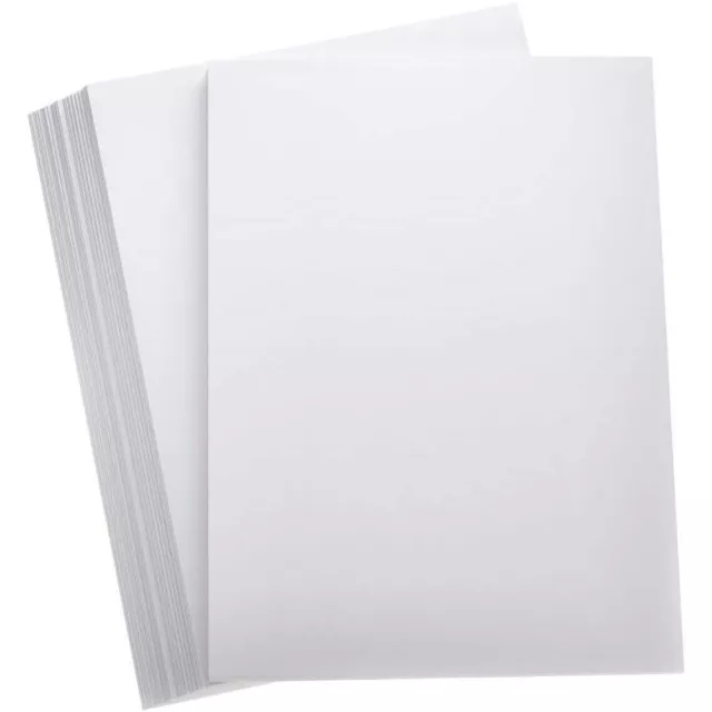 5pc 4 Open Pure Wood Pulp White Cardboard Craft Paper for Creative Kids