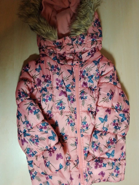 Pacchetto abbigliamento invernale bambina 3-4 anni x 6 gilet cappello a bobble cappuccio 8