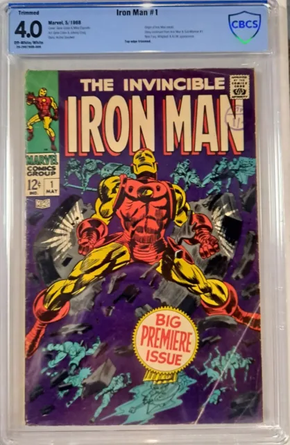 The Invincible Iron Man #1 CBCS 4.0 1968
