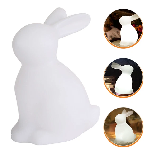 LIGHT KIDS NIGHT Lamp Bedside Rabbit Premium Material Battery Operated