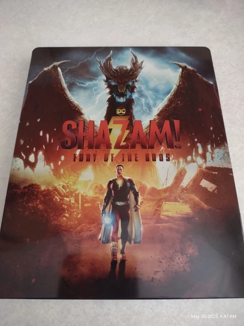 SHAZAM! FURY OF THE GODS 4K Blu-ray Steelbook w/ Digital Code $28.00