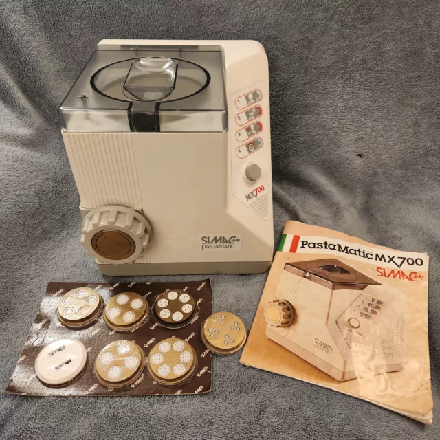 Simac PastaMatic MX700 Automatic Pasta Maker w/ Extra Dies - Made in Italy