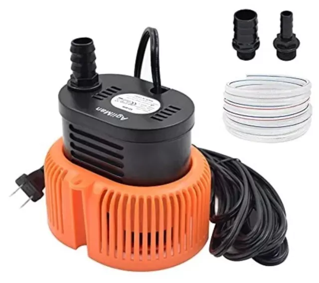 AgiiMan Pool Cover Pump Above Ground - Submersible Swimming Sump Pump