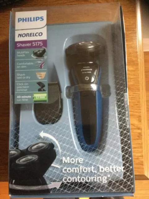 Philips Norelco Shaver 5175 Wet & dry electric shaver, Series 5000, Brand New