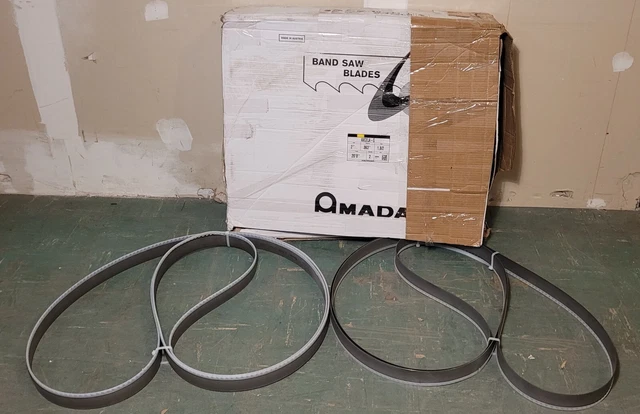 (QTY. 2) Amada AXCELA 1.8/2P Pitch Carbide Tipped Band Saw Blade 2"x.063 x 20'