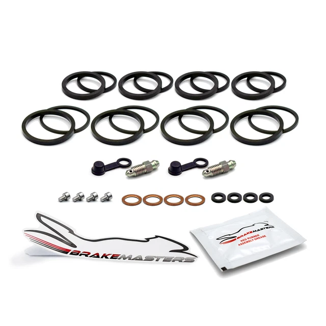 Brakemasters Caliper Seal Rebuild Kit – Kawasaki Ninja ZX-7 J1 1991 ZX750 – Made In UK - View #2