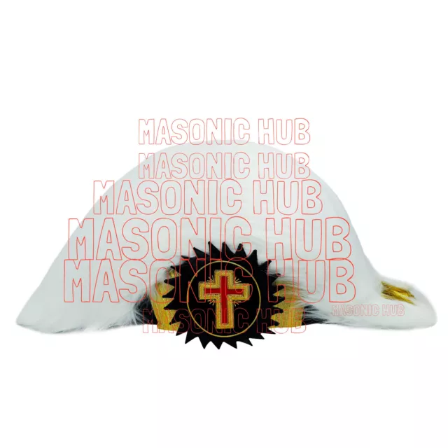 Commander's Crest: Regal Legacy Masonic Knights Templar Past Commander Chapeau