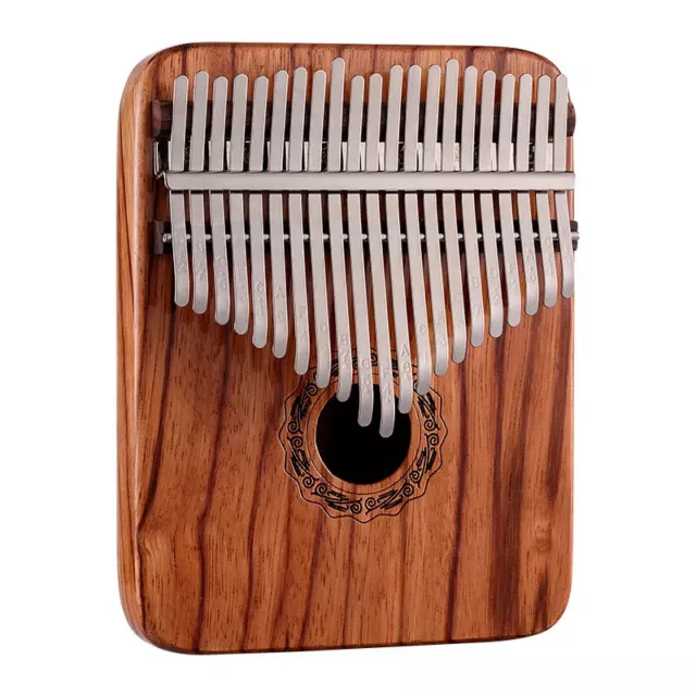 2024-21 Keys  Kalimba Rosewood Thumb Piano Portable Beginner Curved