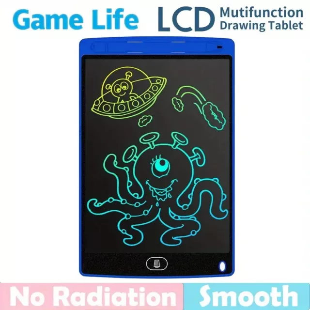 LCD Multicolour Screen Smart Writing Board Electronic Drawing Tablet Kids - Blue