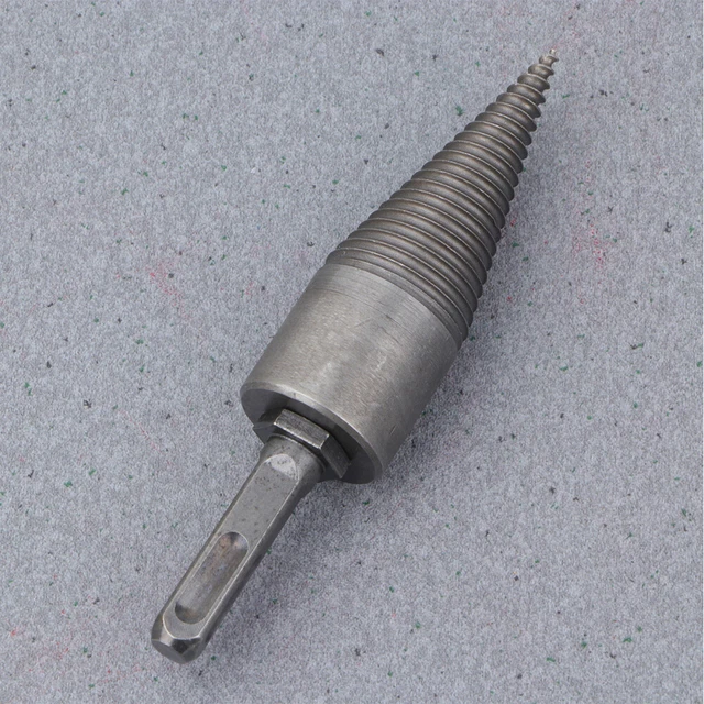 WOOD DRILL BIT Hammer Splitting Log Splitter Drilling Cone Firewood