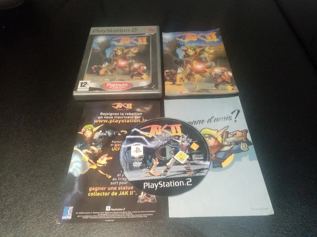 Jeu PS2 Jak 2 Hors La Loi - Version PAL - Bon état Avec Manuel - Classique Rétro