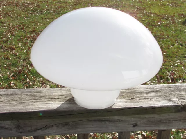 ATOMIC UFO MUSHROOM Schoolhouse INDUSTRIAL Hanging CEILING LIGHT - Globe ONLY !!