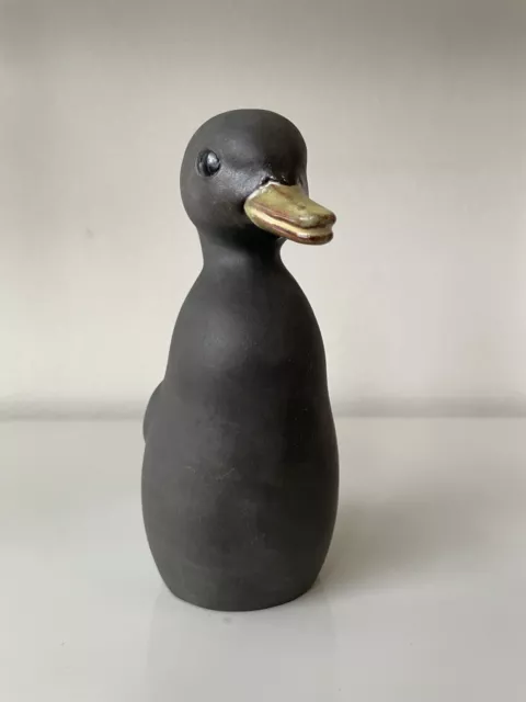 Chester Nicodemus Studio Pottery Duck Signed Figurine