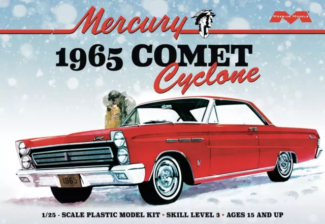 Moebius 1965 Mercury Comet Cyclone MOE1210 1/25 Modèle Plastique Kit