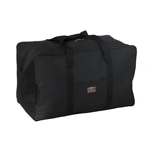 Black 36 Inch Square Cargo Sports Bag Duffel Camp Huge Jumbo Duffelbag Tote 36"