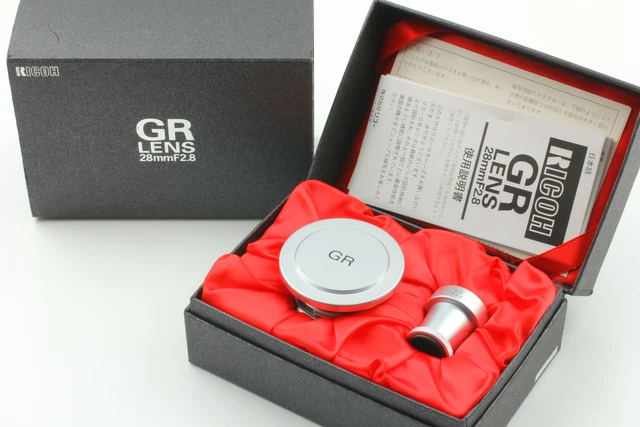 [TOP MINT in BOX w/ Finder] RICOH GR 28mm f/2.8 Lens Silver Leica LTM L39 JAPAN