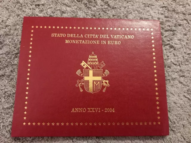 Vatikan Vaticano Divisionale 2004 Folder FDC Giovanni Paolo II