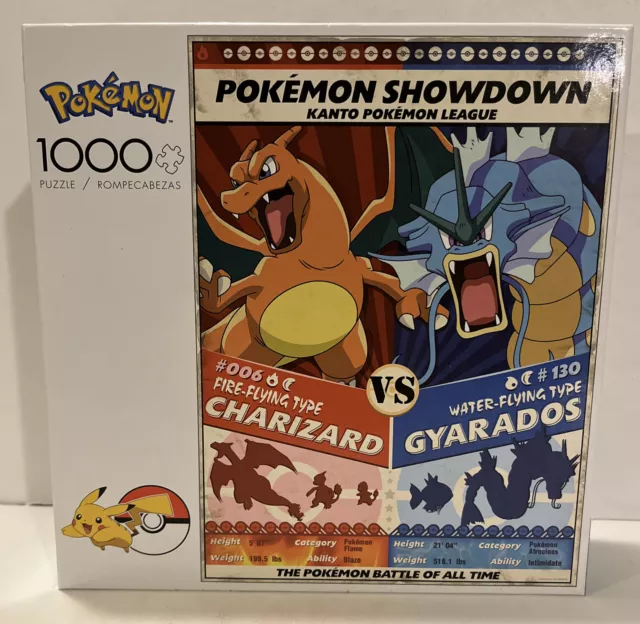 Buffalo Games - Pokemon Showdown: Charizard V. Gyarados - 1000