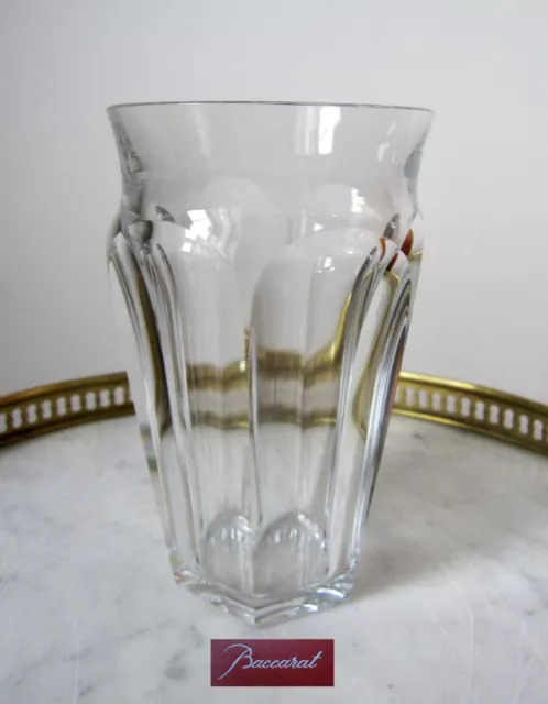 Superbe vase en cristal de Baccarat estampillé modèle Harcourt parfait état
