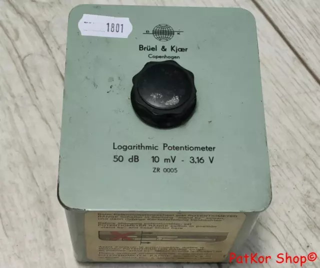 Bruel & Kjaer Logarithmisches Potentiometer ZR 0005 /#J PKL 1801