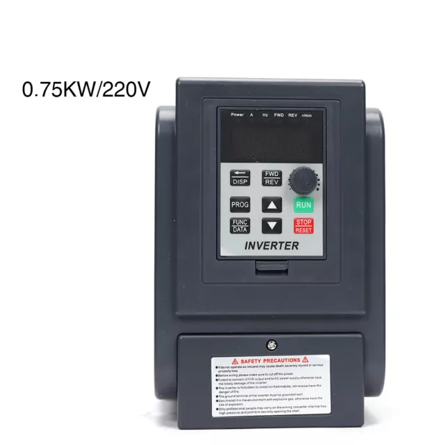 AC 220V 750W Single Phase Frequency Converter Variable Frequency Drive ...