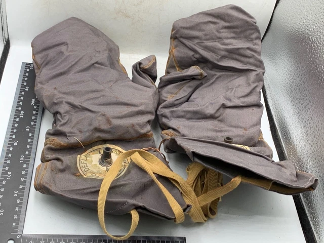 Ww2 Inflatable Uniform ORIGINAL WW2 RAF Air Crew Inflatable Gloves - Well marked and in good ...