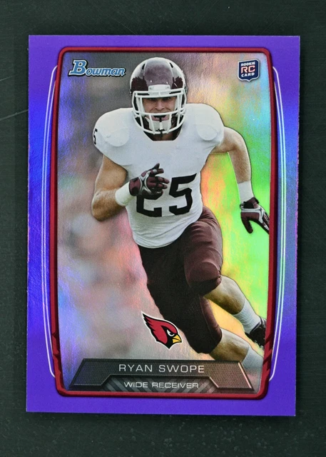 2013 Bowman #194 Ryan Swope Purple Foil Parallel RC Rookie Arizona Cardinals