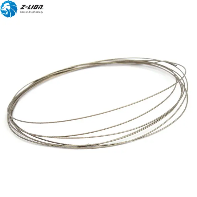 D 0.3mm Electroplated Diamond Wire Saw 3M Cutting Wire Saw Blade for Marble
