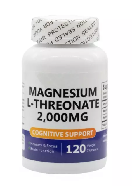 MAGNESIUM L-THREONATE 2000mg 120 Caps