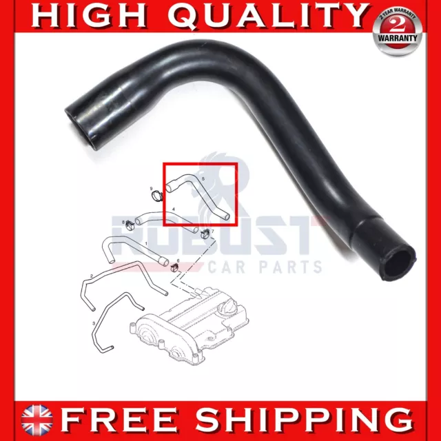 For Vauxhall Opel Astra G Corsa Engine Breather Rocker Cover Vent Hose 55351522