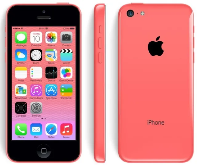 Dummy Iphone 5C Schermata Iniziale Colore Rosa Pink