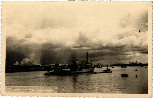 CPA AK VIETNAM INDOCHINA-Saigon-Military Seaport (321034)