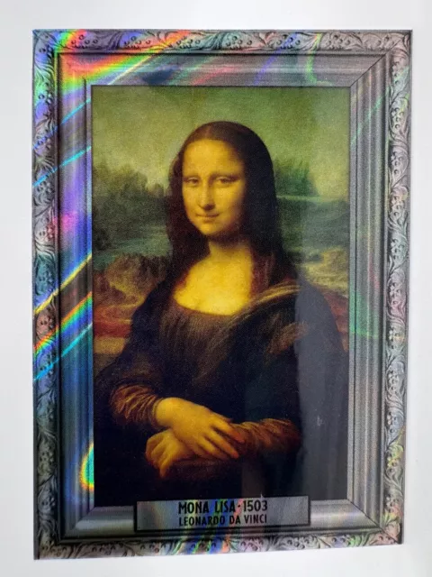 2021 The Bar Pieces Of The Past Leonardo Da Vinci “Mona Lisa” Artwork Insert 221