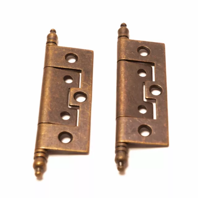 Pair of Copper Look Metal Cabinet Hinge Kitchen Cupboard Hardware
