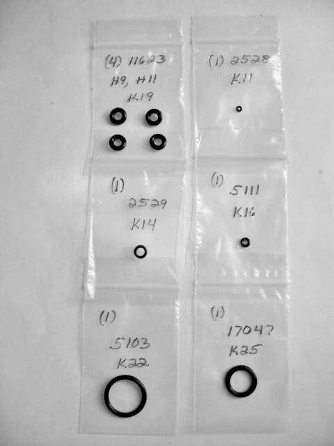 thumbnail image 2 of FX Dreamline .22 Cal Barrel O-Ring Kit – R&S 5.23-14DBFX – Individually Marked 2 of 5