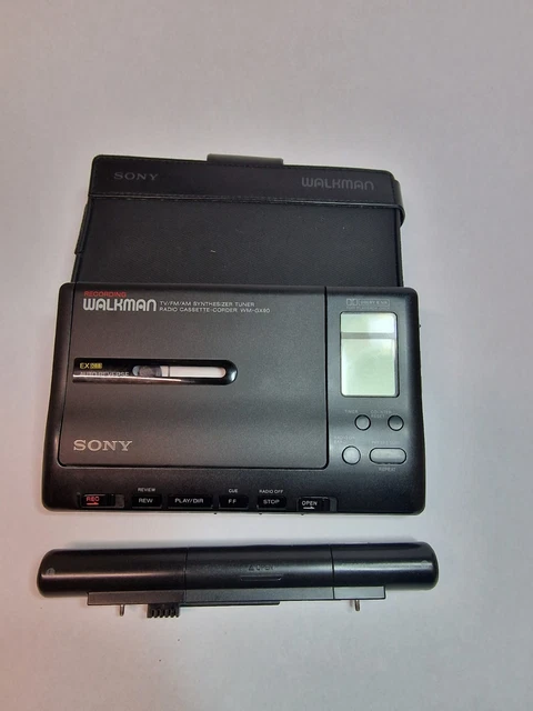 SUPER RARE SLIM SONY WM-GX90 Recording Walkman Radio Cassette