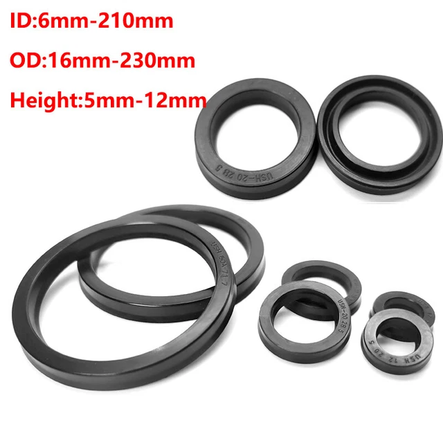 U-CUP UN/UHS/Y TYPE Hydraulic Cylinder Seal Rod/Piston Oil Seal Rings ...