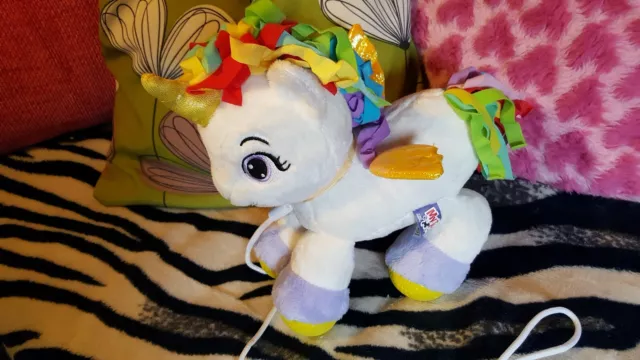 MY TUGGLES Cute Let s Walk Unicorn Pull A Long walking Soft Toy 2.50 PicClick UK