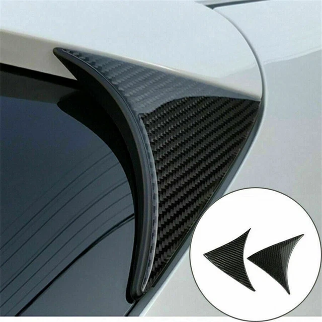 Carbon Fiber Heck Fenster Spoiler Wing Trim für Mazda 3 Axela 2014 2018