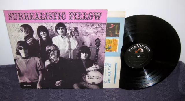 JEFFERSON AIRPLANE Surrealistic Pillow LP MONO RCA Filler Vinyl/VERY NICE COVER!