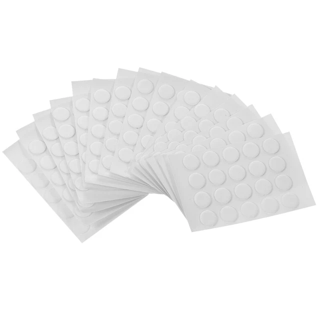 300 pegatinas Clear Dot pegatinas de doble cara pegatinas redondas de puntos hágalo usted mismo