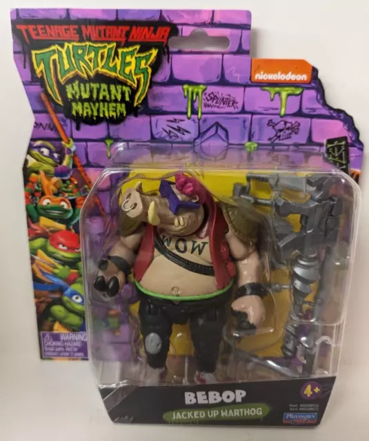 Bebop TMNT Teenage Mutant Ninja Turtles Mutant Mayhem Figure Brand New