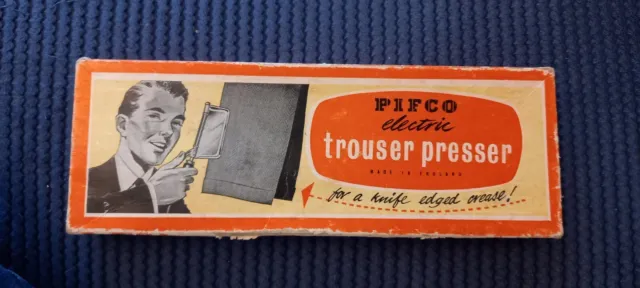Vintage Pifco Electric Trouser Presser, Made in England 1950's Retro