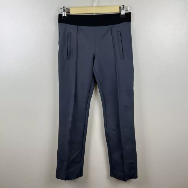 James Perse Yosemite Brushed Scuba Pants Size XS 0 Gray Travel Ankle Stretch