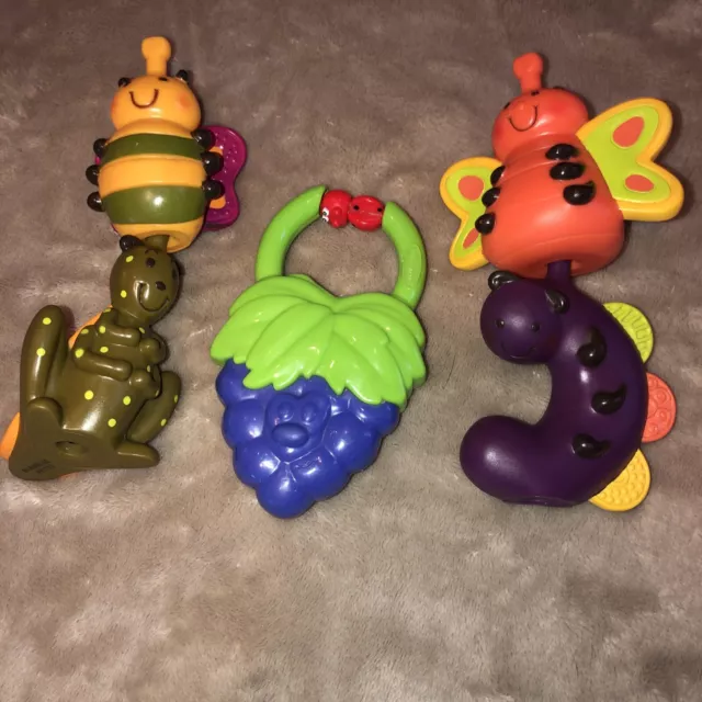 Target B Five Snug Bugs Plastic Bug Pop Together String Toy Babies &  Toddlers on eBid United States