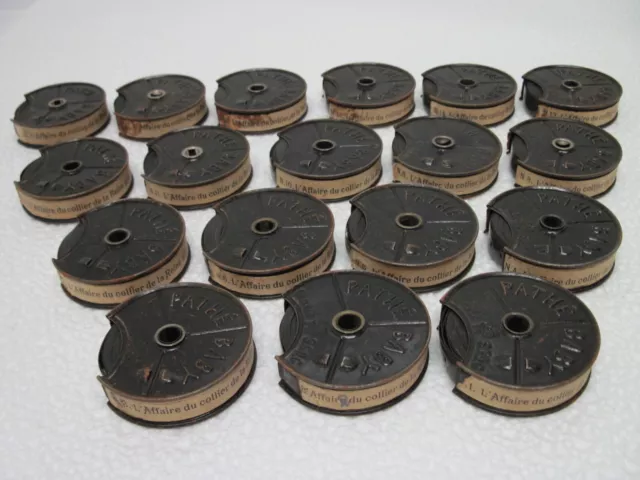 Lot de 18 Films 9.5 mm PATHE BABY  :  L'Affaire du Collier de la Reine