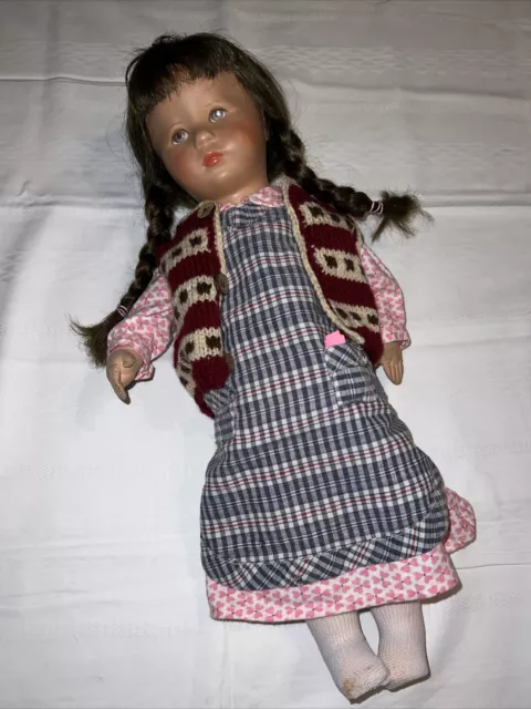 Käthe Kruse Puppe 1964 - gut erhalten