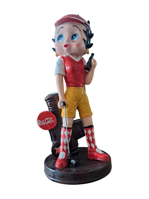 Grande Statue Betty Boop En Résine – Costume De Groom Noir – 95 Cm