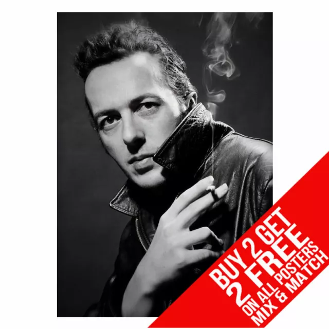 Joe Strummer Bb1 The Clash Poster Art Print A4 A3 Size Buy 2 Get Any 2 Free